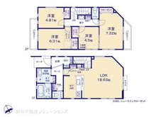 【東京都/府中市西府町】府中市西府町1丁目 新築一戸建て 間取り図