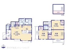 【東京都/府中市小柳町】府中市小柳町5丁目 新築一戸建て 間取り図