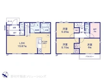 【東京都/府中市是政】府中市是政6丁目 新築一戸建て 間取り図