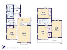【東京都/府中市四谷】府中市四谷5丁目 新築一戸建て 間取り図