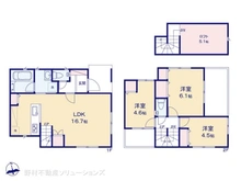 【東京都/府中市小柳町】府中市小柳町4丁目 新築一戸建て 間取り図