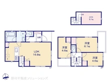 【東京都/府中市小柳町】府中市小柳町4丁目 新築一戸建て 間取り図