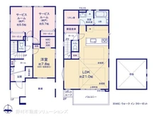 【東京都/府中市本町】府中市本町2丁目 新築一戸建て 間取り図