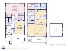 【東京都/府中市本町】府中市本町2丁目 新築一戸建て 間取り図