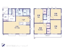 【東京都/府中市四谷】府中市四谷5丁目 新築一戸建て 間取り図