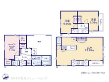 【東京都/府中市朝日町】府中市朝日町2丁目 新築一戸建て 間取り図