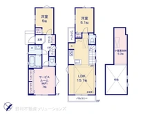 【東京都/府中市四谷】府中市四谷1丁目 新築一戸建て 間取り図