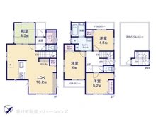 【東京都/府中市西府町】府中市西府町5丁目 新築一戸建て 間取り図