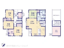 【東京都/府中市西府町】府中市西府町5丁目 新築一戸建て 間取り図