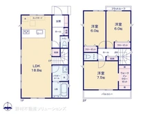 【神奈川県/横浜市戸塚区汲沢】横浜市戸塚区汲沢5丁目 新築一戸建て 間取り図
