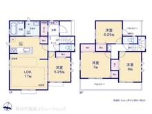 【神奈川県/横浜市港南区上永谷】横浜市港南区上永谷2丁目 新築一戸建て 間取り図