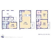 【神奈川県/横浜市戸塚区上矢部町】横浜市戸塚区上矢部町 新築一戸建て 間取り図