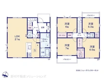 【神奈川県/横浜市戸塚区名瀬町】横浜市戸塚区名瀬町 新築一戸建て 間取り図