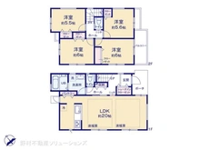 【神奈川県/横浜市戸塚区汲沢】横浜市戸塚区汲沢5丁目 新築一戸建て 間取り図