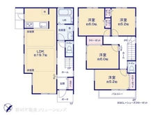 【神奈川県/横浜市戸塚区汲沢】横浜市戸塚区汲沢5丁目 新築一戸建て 間取り図
