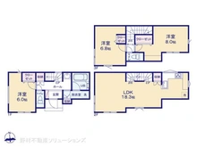 【神奈川県/横浜市戸塚区上倉田町】横浜市戸塚区上倉田町 新築一戸建て 間取り図
