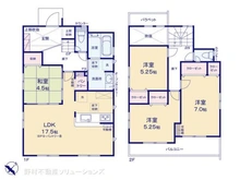 【神奈川県/横浜市戸塚区平戸町】横浜市戸塚区平戸町 新築一戸建て 間取り図