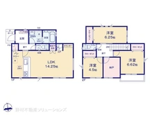 【神奈川県/横浜市港南区上永谷】横浜市港南区上永谷3丁目 新築一戸建て 間取り図