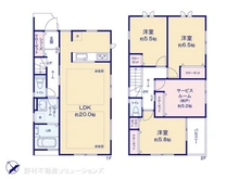 【神奈川県/横浜市戸塚区汲沢】横浜市戸塚区汲沢5丁目 新築一戸建て 間取り図