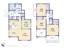 【神奈川県/横浜市戸塚区平戸】横浜市戸塚区平戸5丁目 新築一戸建て 間取り図
