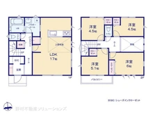 【神奈川県/横浜市戸塚区上柏尾町】横浜市戸塚区上柏尾町 新築一戸建て 間取り図
