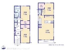【神奈川県/横浜市戸塚区上矢部町】横浜市戸塚区上矢部町 新築一戸建て 間取り図