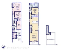 【神奈川県/横浜市港南区上永谷】横浜市港南区上永谷1丁目 新築一戸建て 間取り図