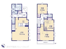 【神奈川県/横浜市港南区東永谷】横浜市港南区東永谷1丁目 新築一戸建て 間取り図