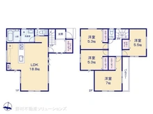 【神奈川県/横浜市港南区芹が谷】横浜市港南区芹が谷4丁目 新築一戸建て 間取り図