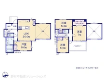 【神奈川県/横浜市戸塚区舞岡町】横浜市戸塚区舞岡町 新築一戸建て 間取り図