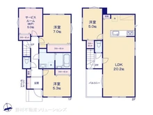 【神奈川県/横浜市戸塚区舞岡町】横浜市戸塚区舞岡町 新築一戸建て 間取り図