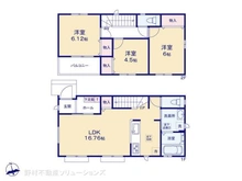 【神奈川県/横浜市泉区中田東】横浜市泉区中田東2丁目 新築一戸建て 間取り図