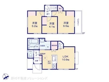 【神奈川県/横浜市泉区下和泉】横浜市泉区下和泉3丁目 新築一戸建て 間取り図
