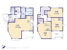 【神奈川県/横浜市泉区下和泉】横浜市泉区下和泉2丁目 新築一戸建て 間取り図