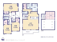 【神奈川県/横浜市泉区中田西】横浜市泉区中田西2丁目 新築一戸建て 間取り図