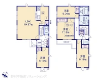 【神奈川県/横浜市港南区東永谷】横浜市港南区東永谷3丁目 新築一戸建て 間取り図