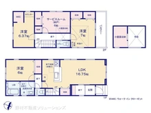 【神奈川県/横浜市港南区東永谷】横浜市港南区東永谷3丁目 新築一戸建て 間取り図