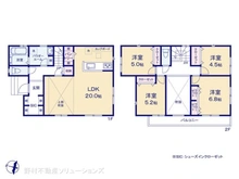 【神奈川県/横浜市保土ケ谷区境木本町】横浜市保土ケ谷区境木本町 新築一戸建て 間取り図