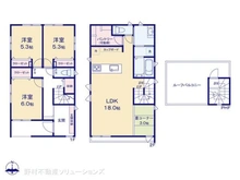 【神奈川県/横浜市緑区鴨居】横浜市緑区鴨居6丁目 新築一戸建て 間取り図