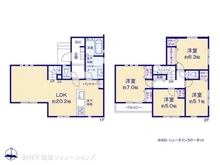 【神奈川県/横浜市青葉区奈良町】横浜市青葉区奈良町 新築一戸建て 間取り図