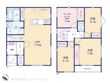 【神奈川県/横浜市青葉区恩田町】横浜市青葉区恩田町 新築一戸建て 間取り図