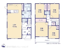 【神奈川県/横浜市緑区東本郷】横浜市緑区東本郷4丁目 新築一戸建て 間取り図