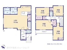 【神奈川県/横浜市緑区鴨居町】横浜市緑区鴨居町 新築一戸建て 間取り図