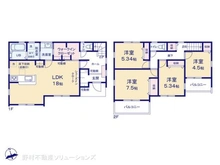 【神奈川県/横浜市緑区鴨居】横浜市緑区鴨居4丁目 新築一戸建て 間取り図