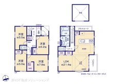 【神奈川県/横浜市青葉区奈良町】横浜市青葉区奈良町 新築一戸建て 間取り図