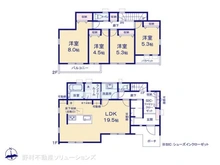 【神奈川県/横浜市青葉区奈良町】横浜市青葉区奈良町 新築一戸建て 間取り図