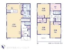 【神奈川県/横浜市緑区長津田町】横浜市緑区長津田町 新築一戸建て 間取り図