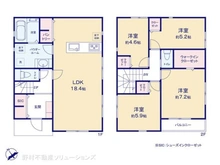 【神奈川県/横浜市緑区東本郷】横浜市緑区東本郷5丁目 新築一戸建て 間取り図