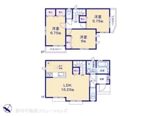 【神奈川県/横浜市緑区西八朔町】横浜市緑区西八朔町 新築一戸建て 間取り図