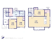 【神奈川県/横浜市緑区東本郷】横浜市緑区東本郷6丁目 新築一戸建て 間取り図